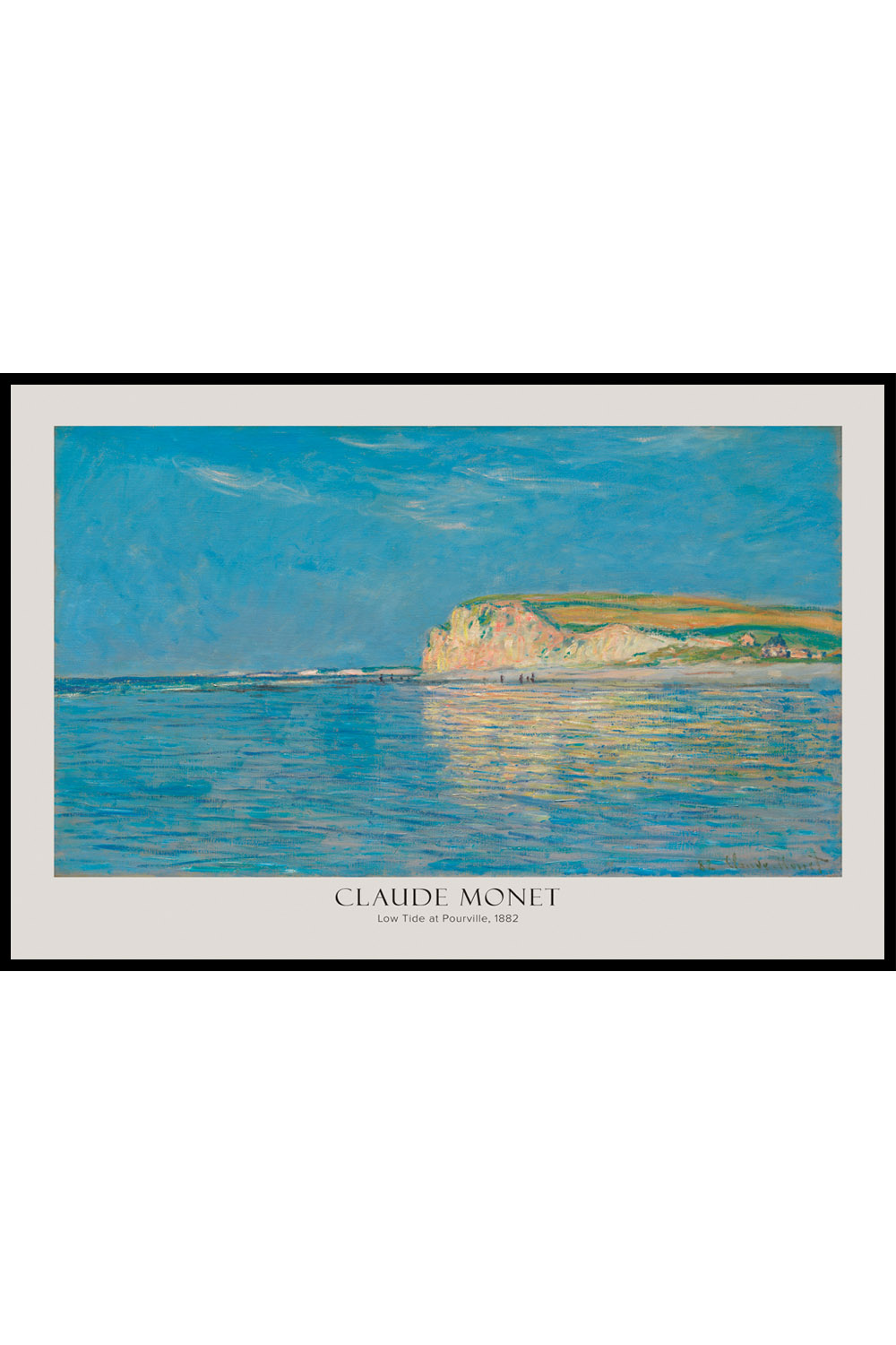 Постер Claude Monet Low Tide at Pourville
