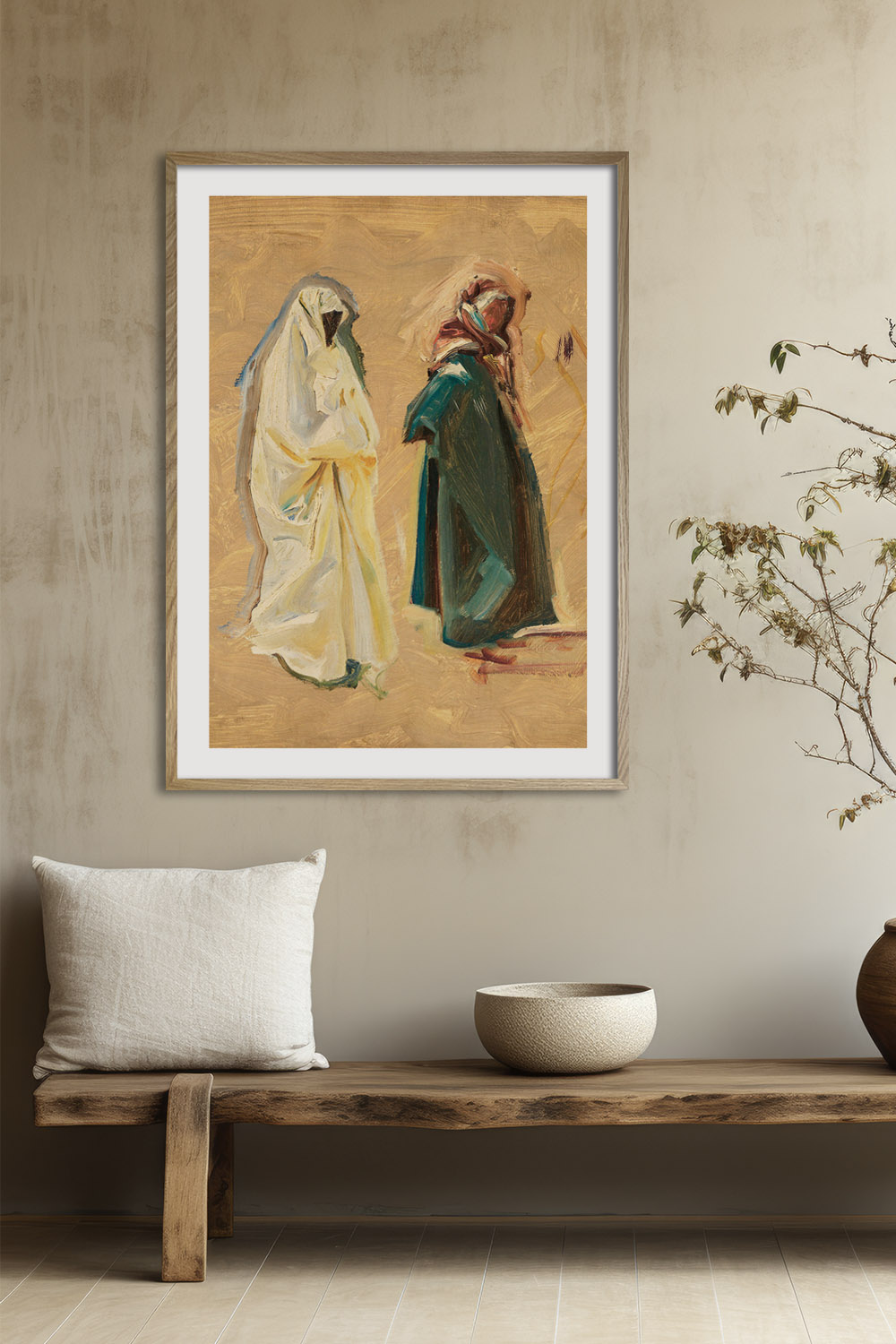 Постер Study of Two Bedouins by John Singer Sargent