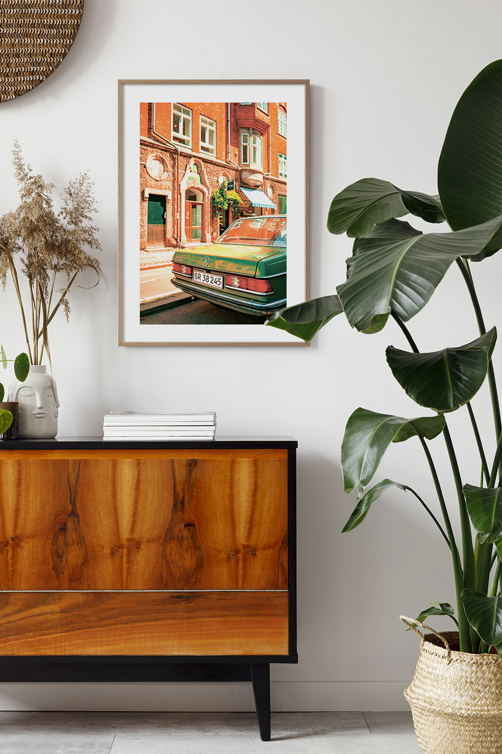 Постер Зеленый Mercedes