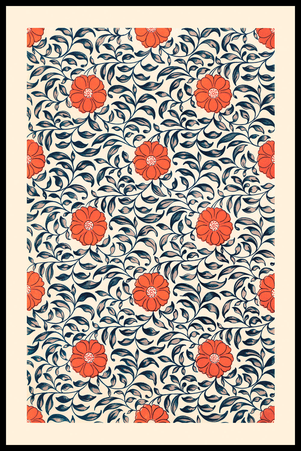 Постер Цветочный Орнамент