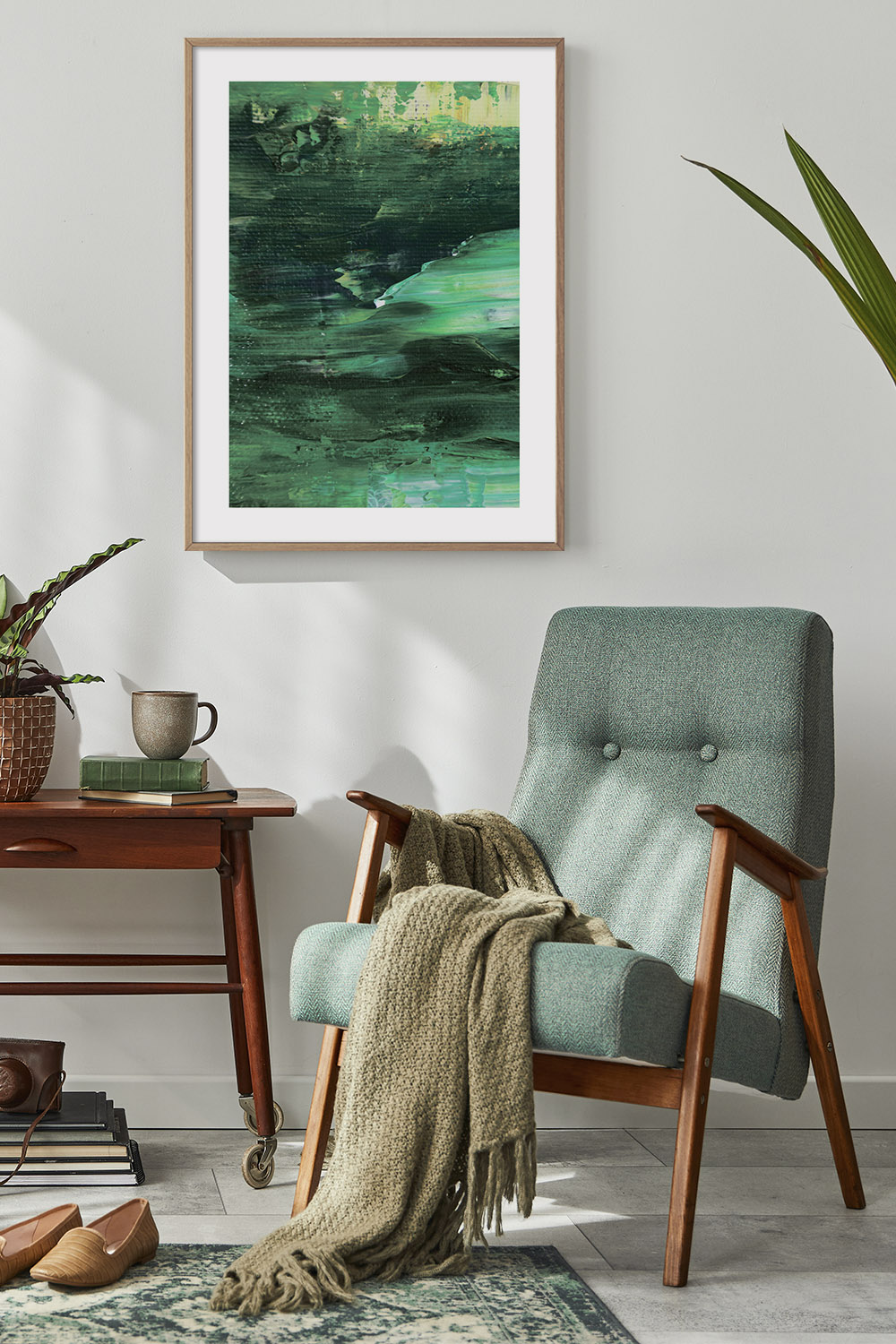 Постер Абстракция Зеленая #1