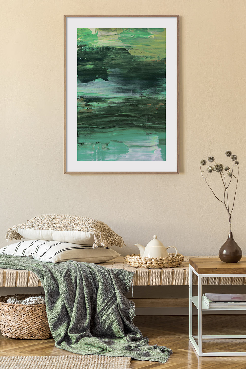 Постер Абстракция Зеленая #2