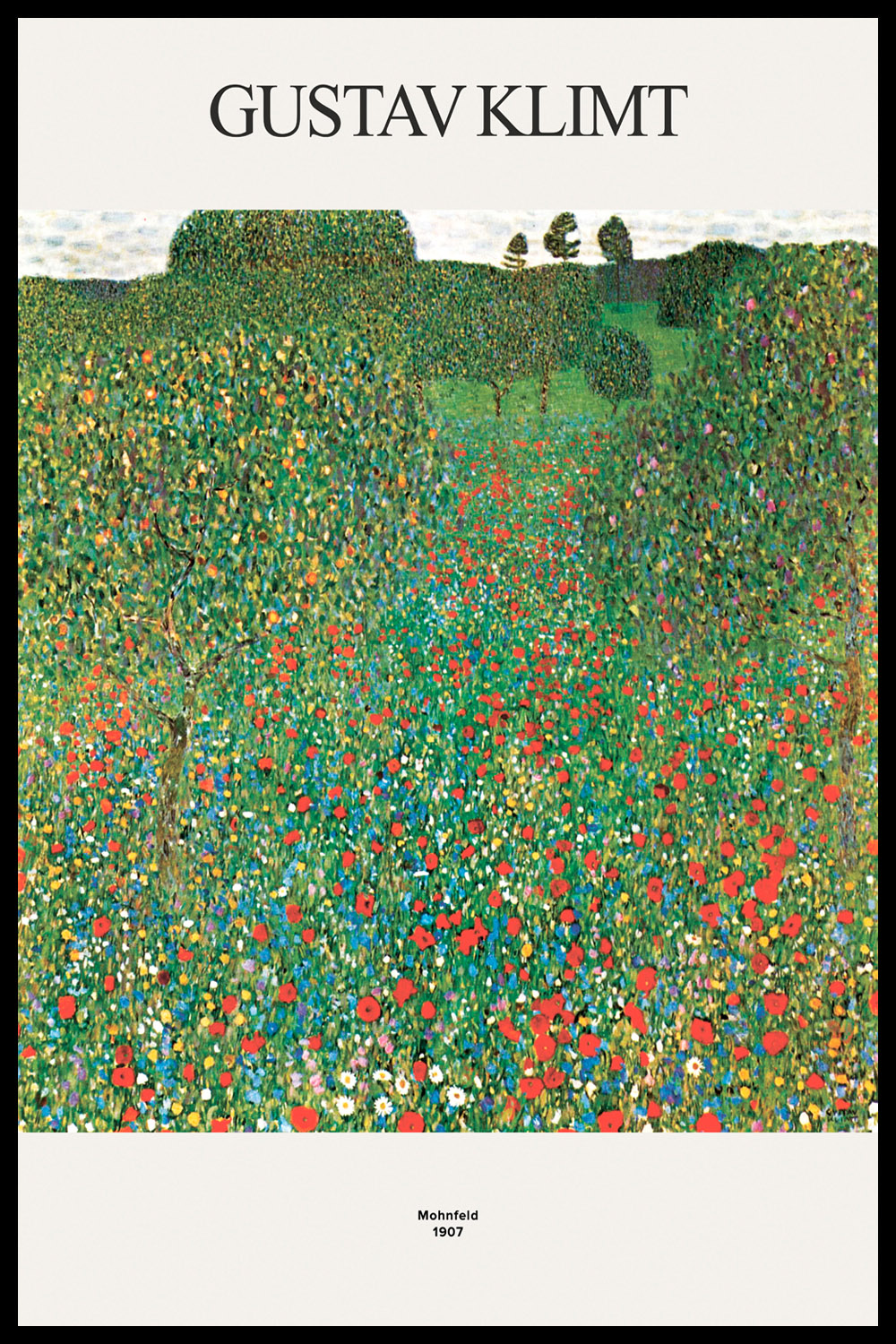 Постер Gustav Klimt Mohnfeld