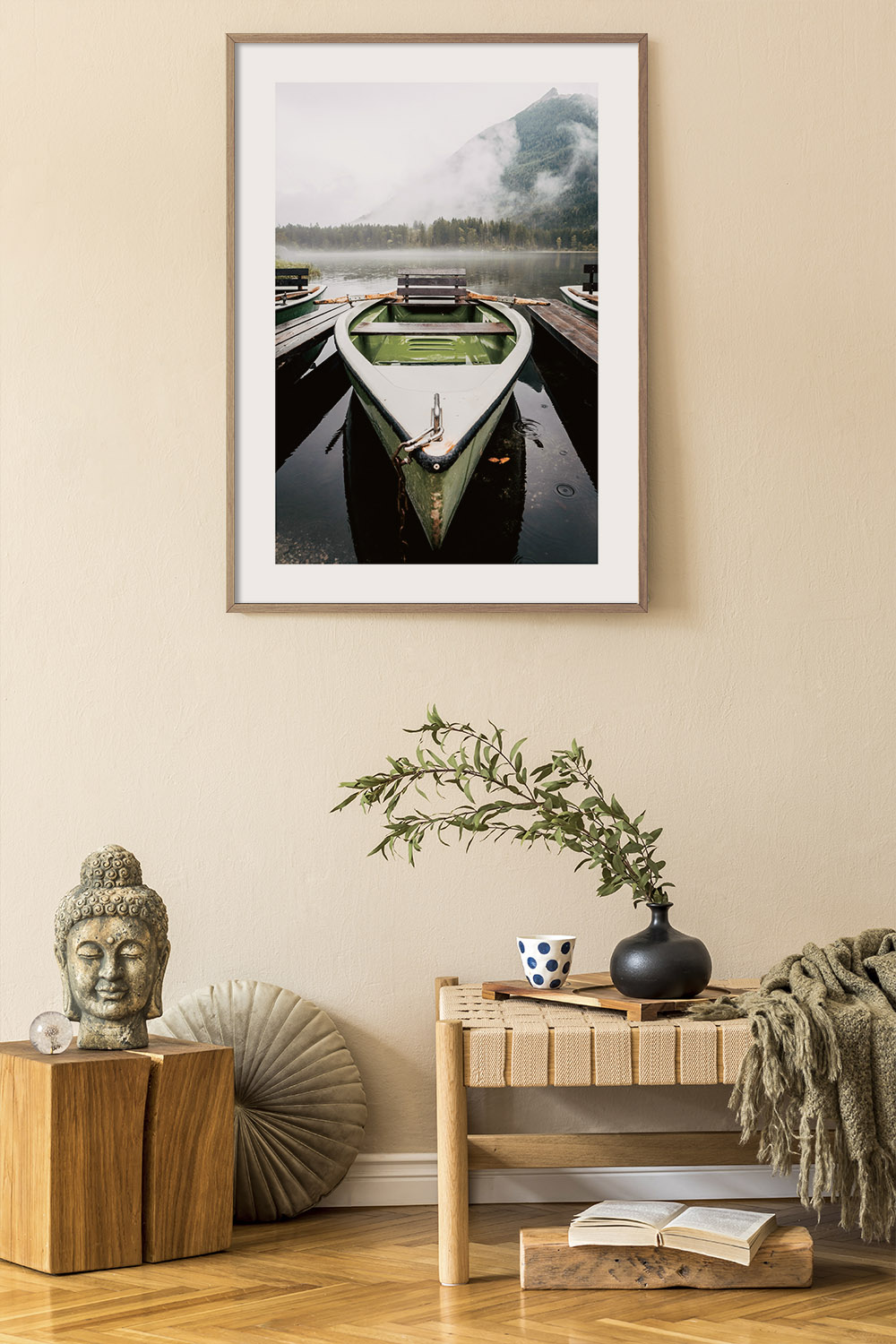 Постер Зеленая Лодка