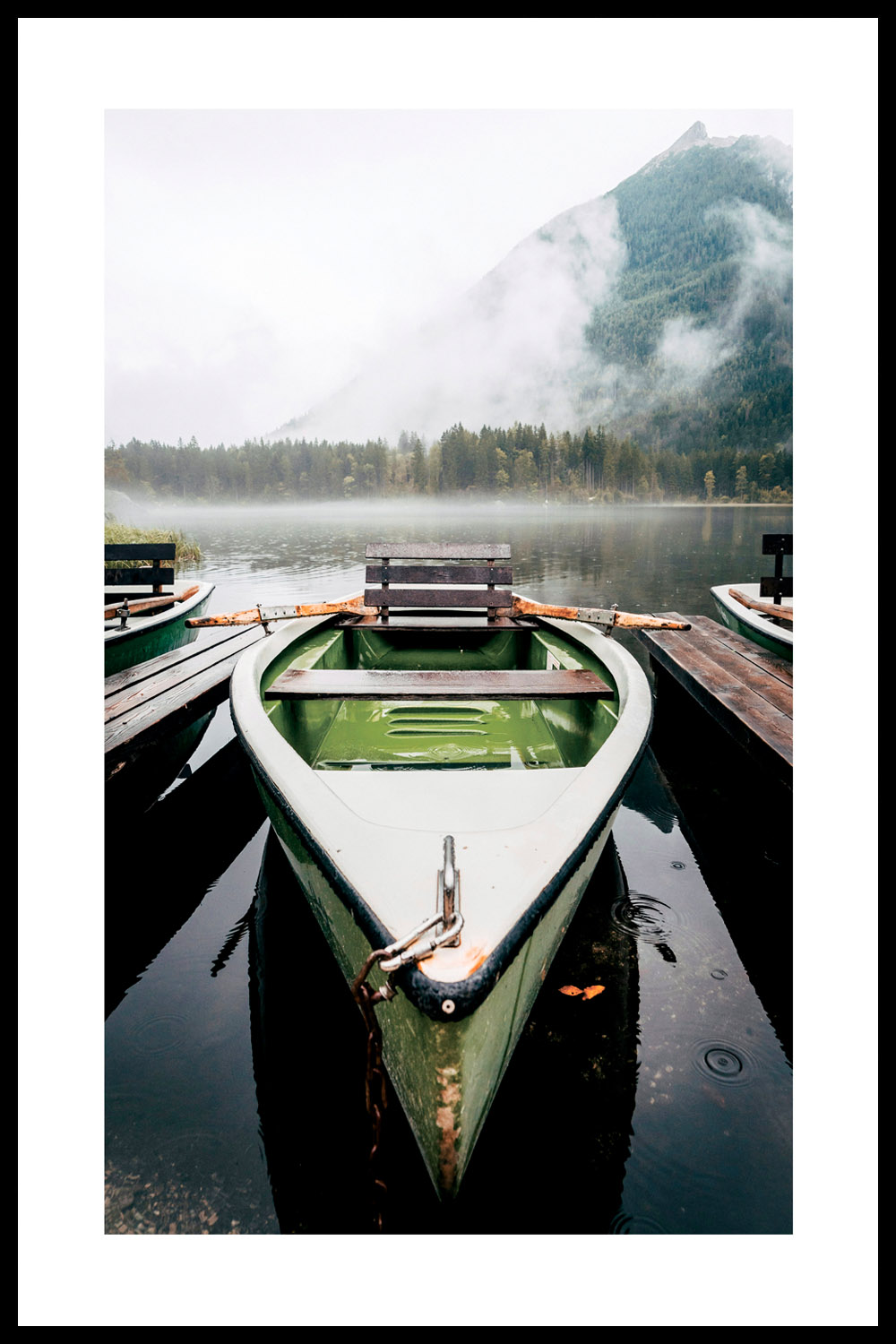Постер Зеленая Лодка