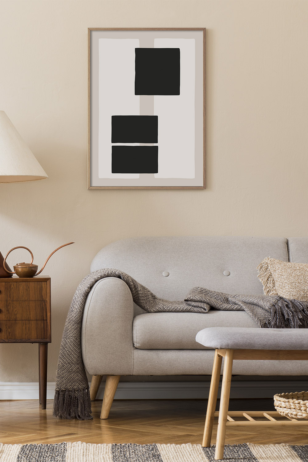 Постер Черные Фигуры #1