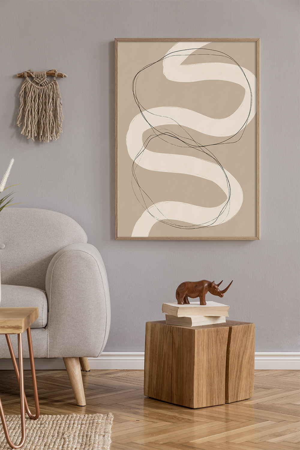 Постер Абстрактные Линии #4