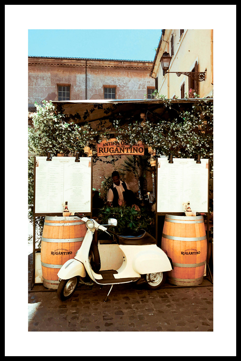 Постер Кафе в Италии