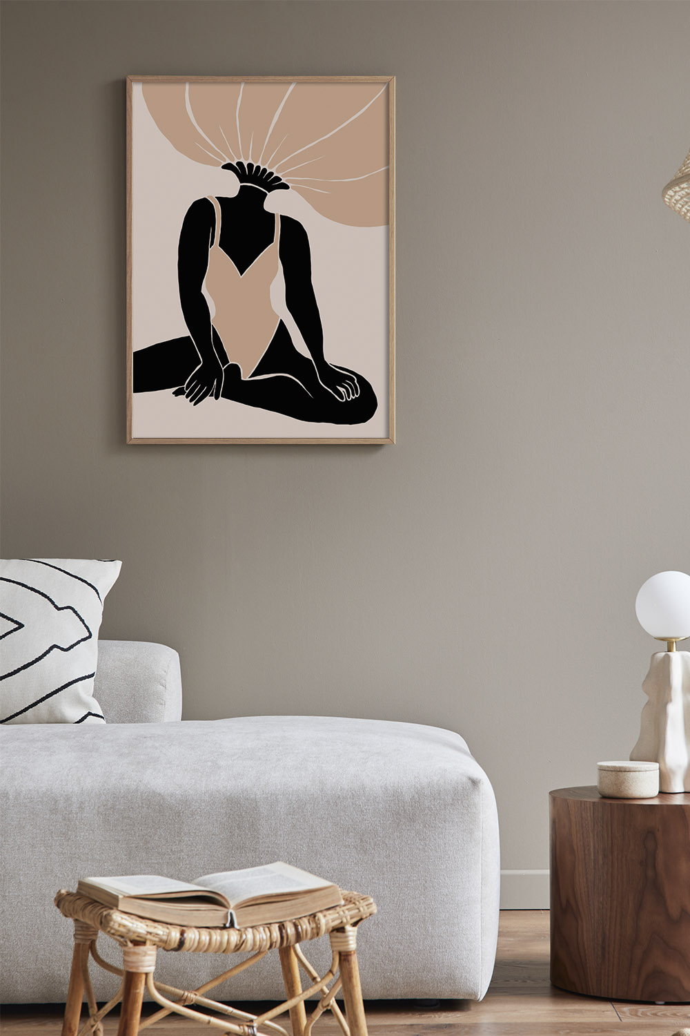 Постер Абстракция Девушка