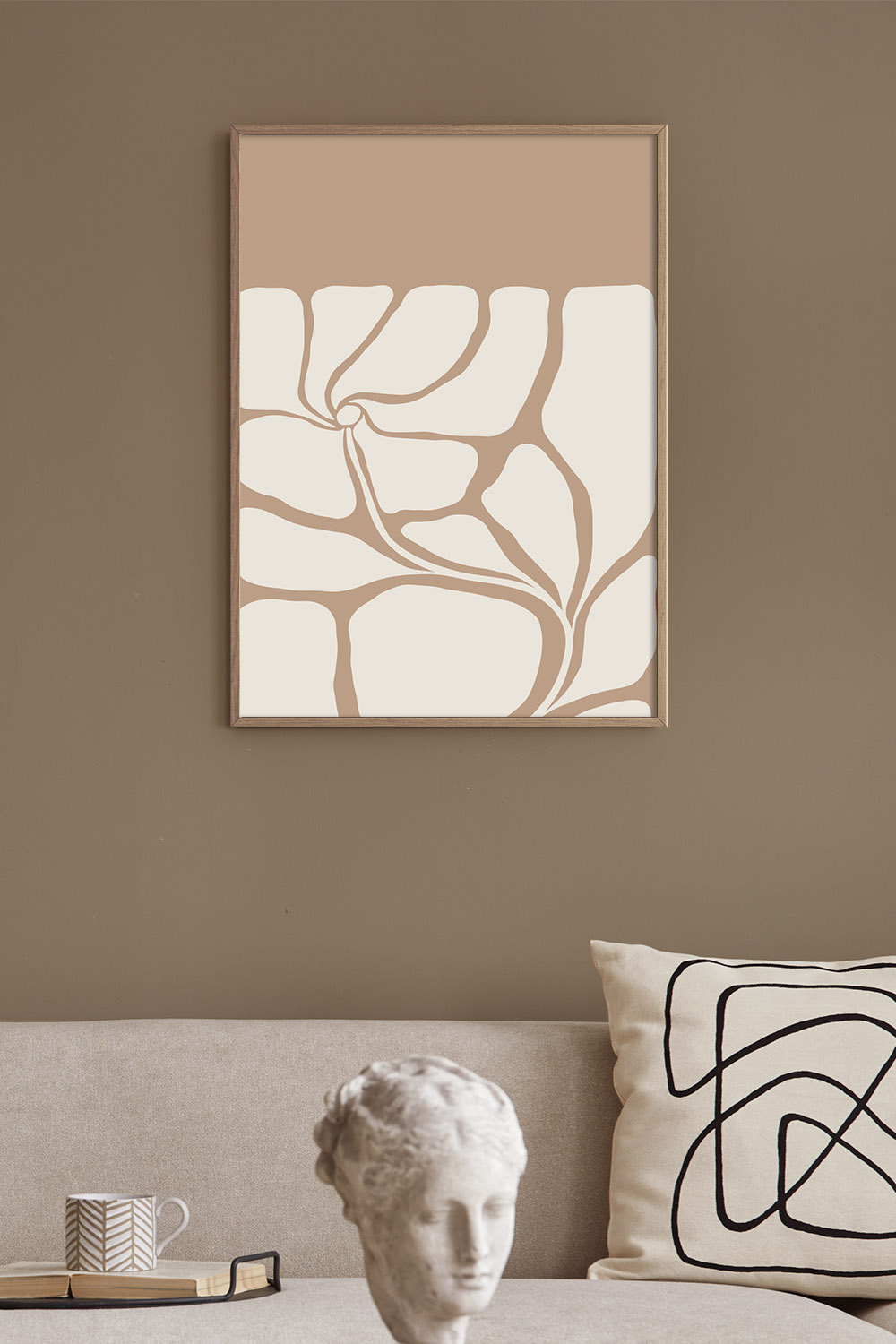 Постер Абстрактные Листья №1