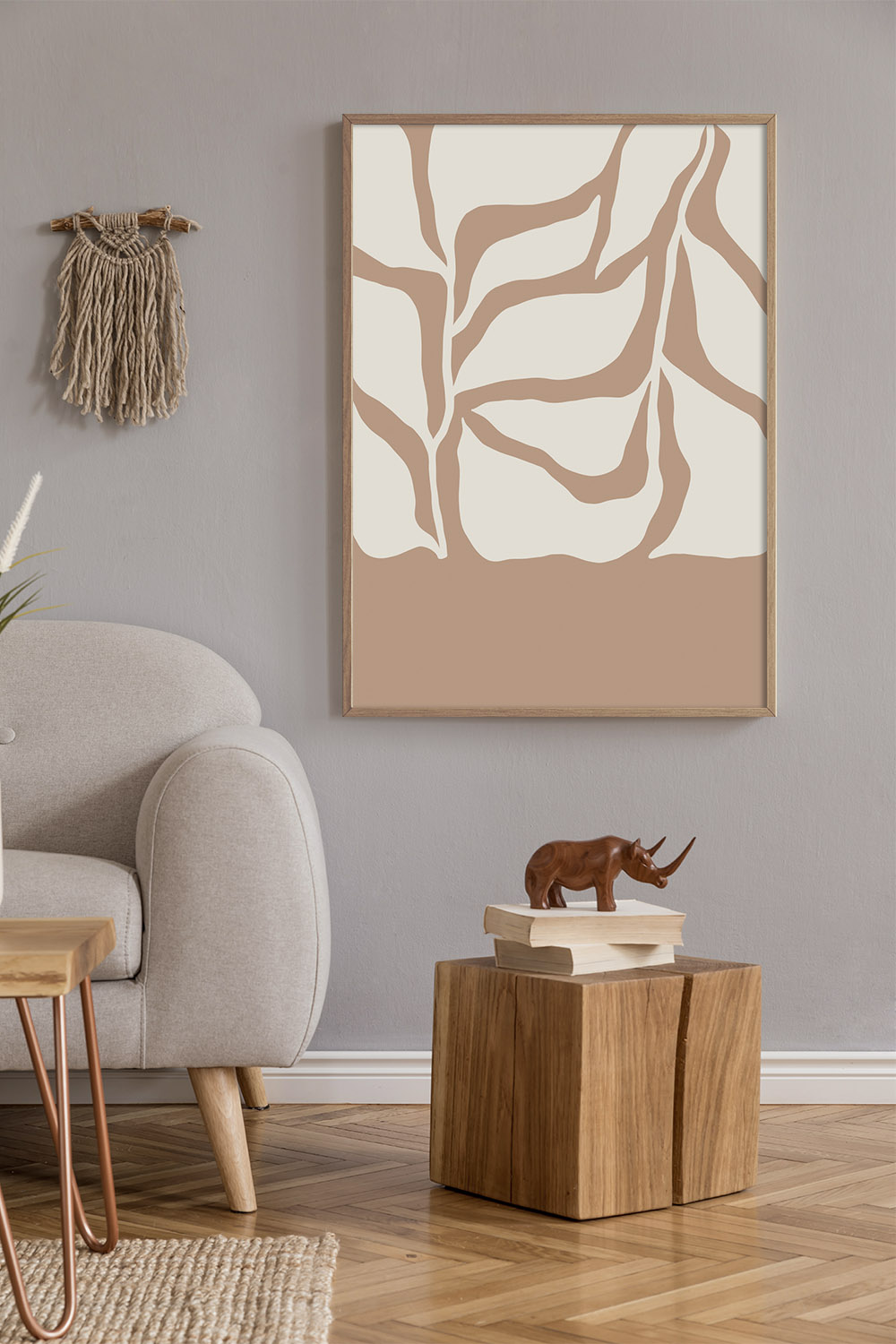 Постер Абстрактные Листья №2