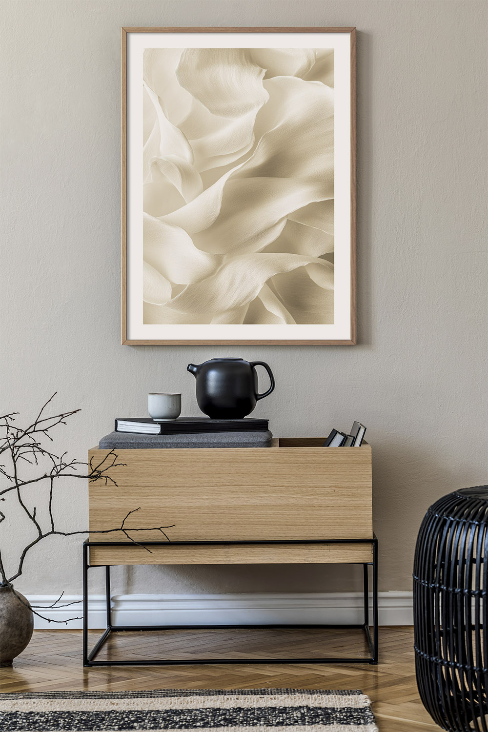 Постер Бежевые Лепестки №2