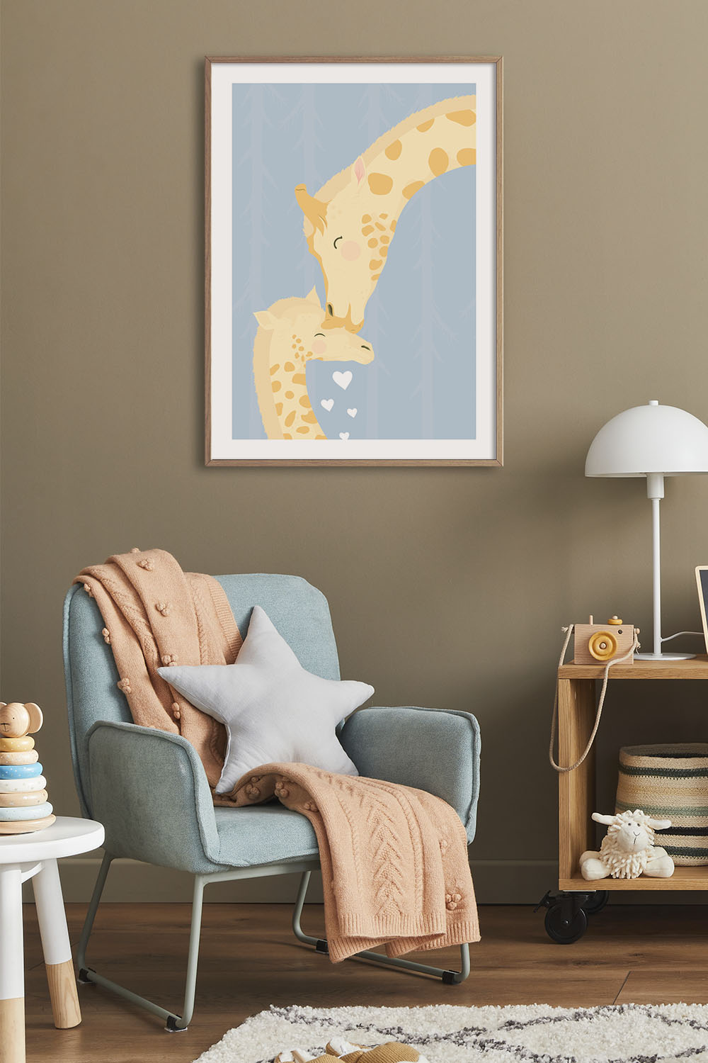 Постер Жирафы