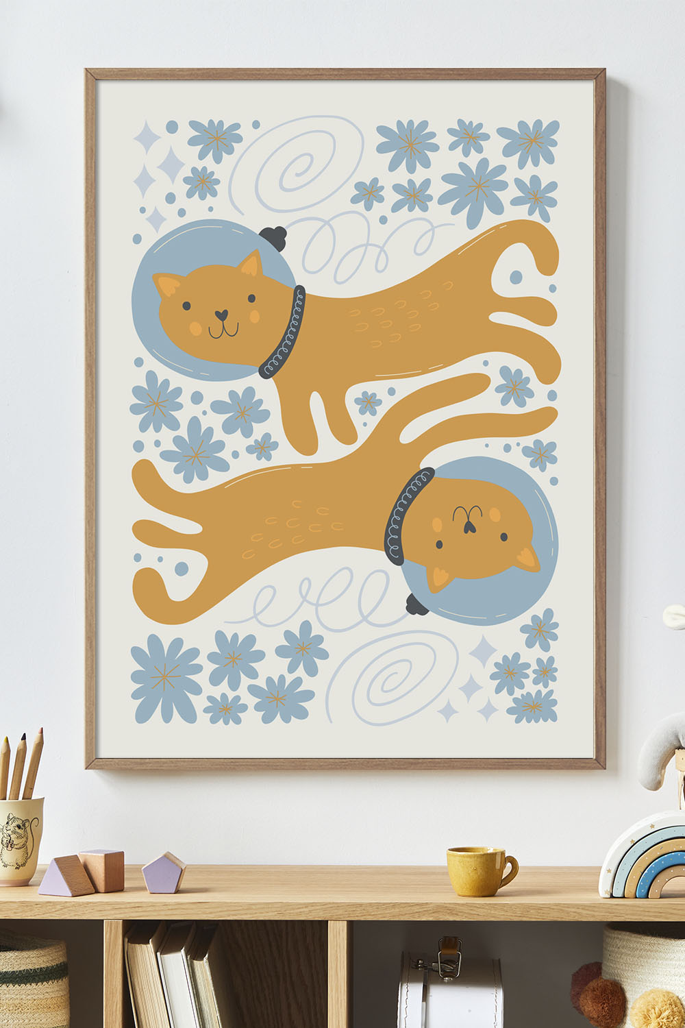 Постер Две Кошки