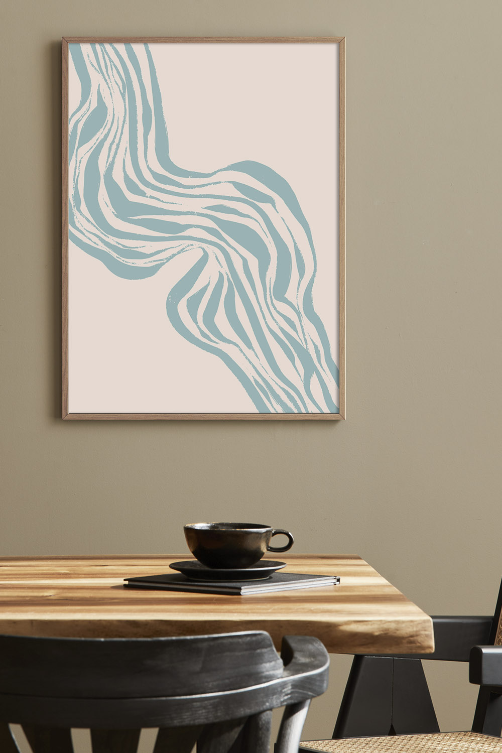 Постер Голубые Линии