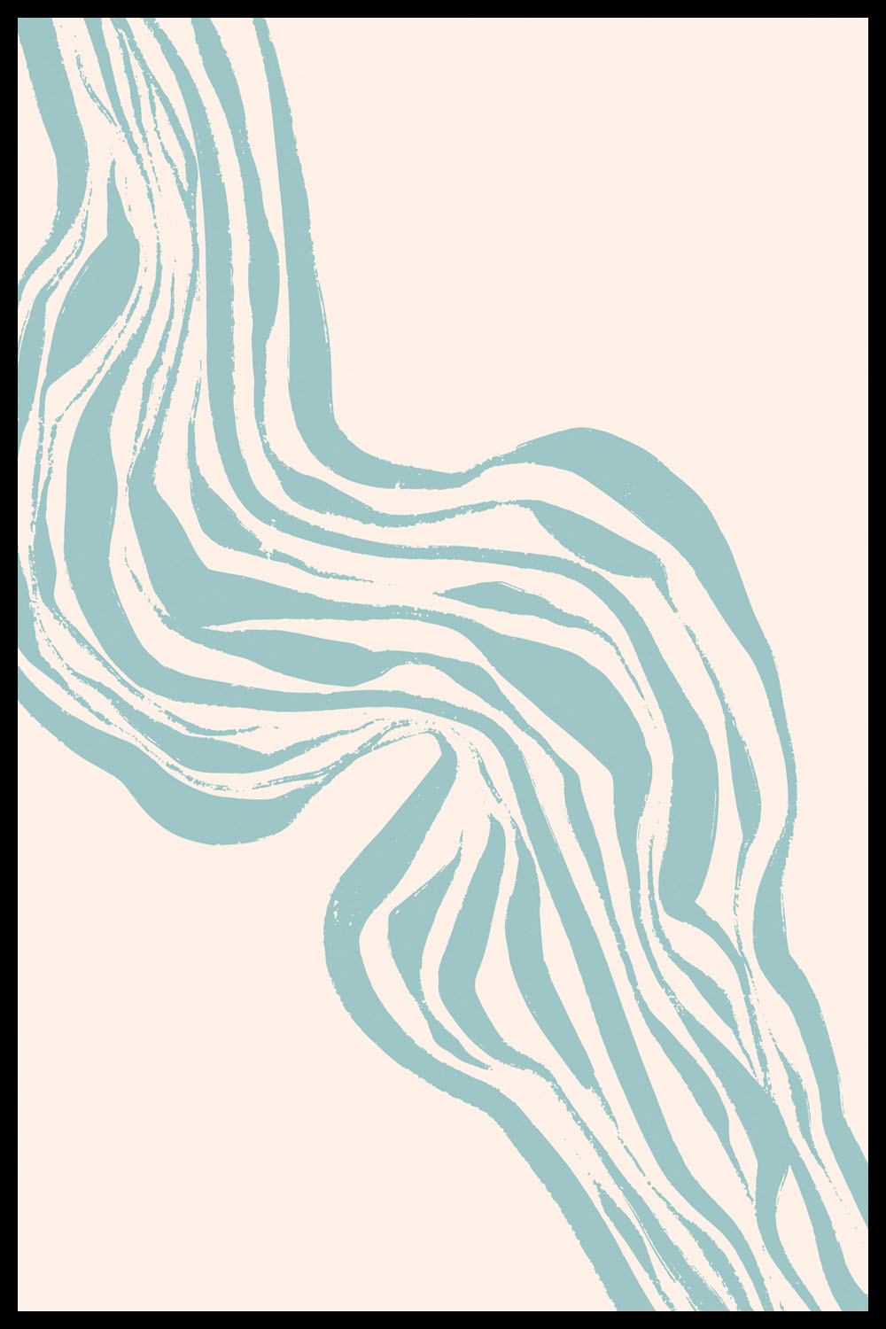 Постер Голубые Линии