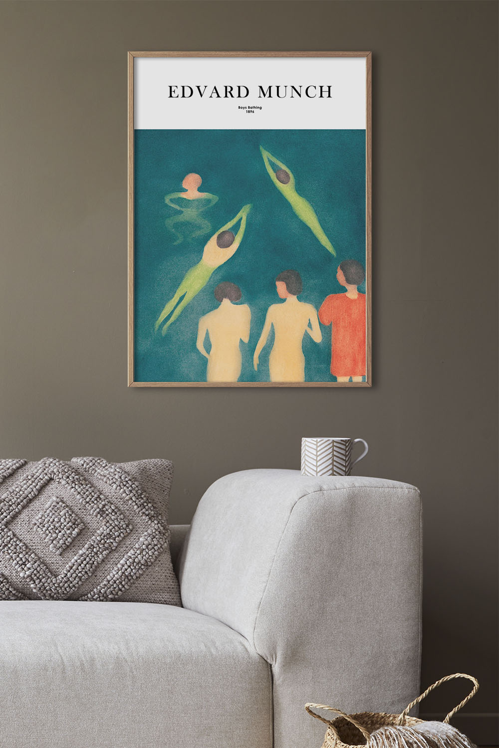 Постер Edvard Munch Boys Bathing