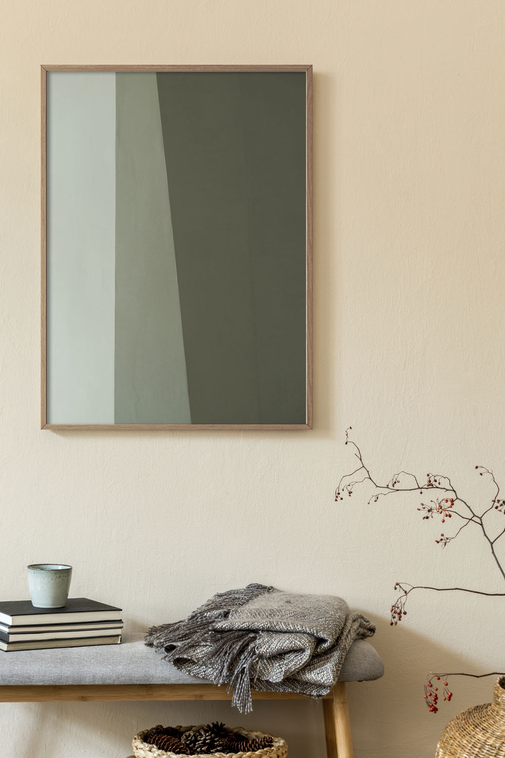 Постер Зеленая Абстракция