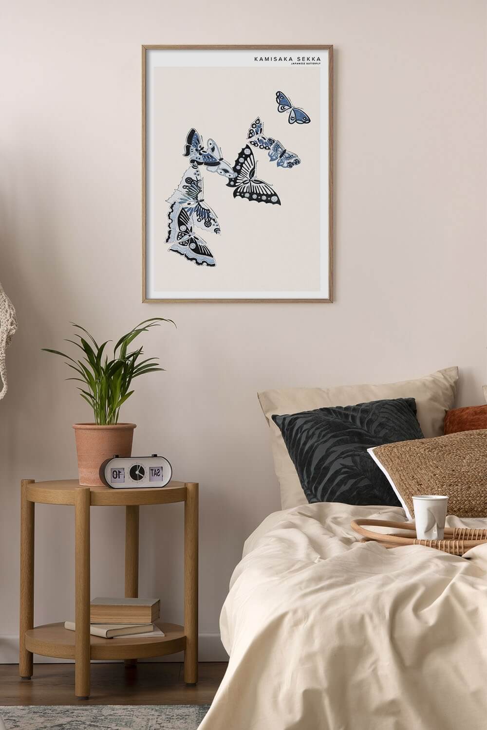 Постер Japanese butterfly Kamisaka Sekka