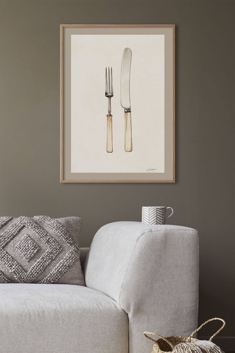 Постер Knife and Fork Grace Halpin