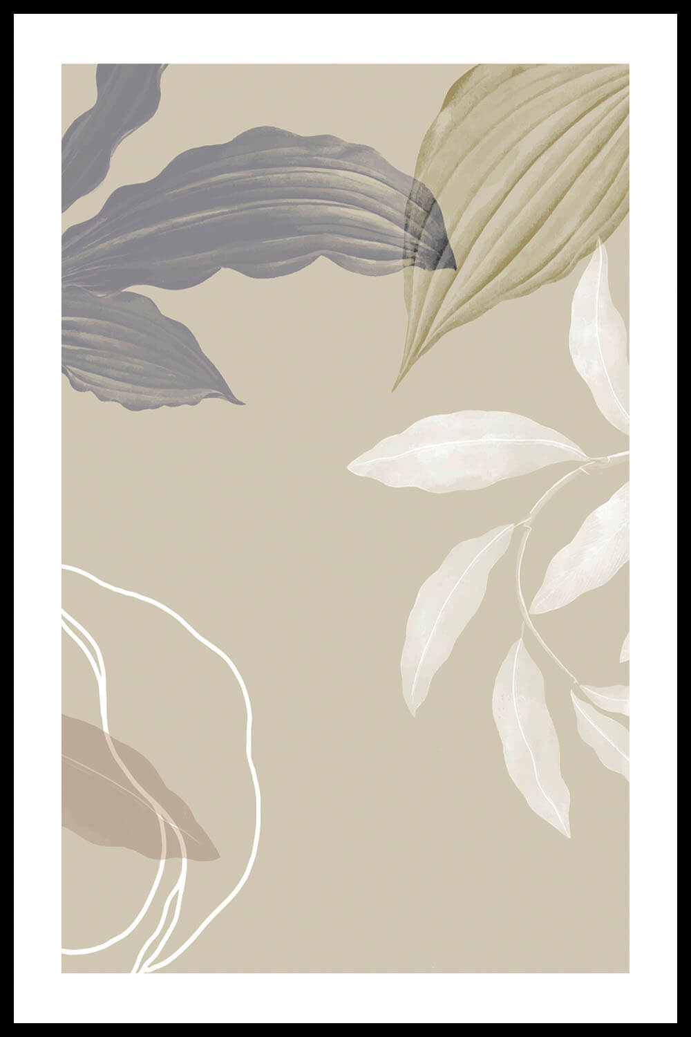 Постер Растительная Абстракция