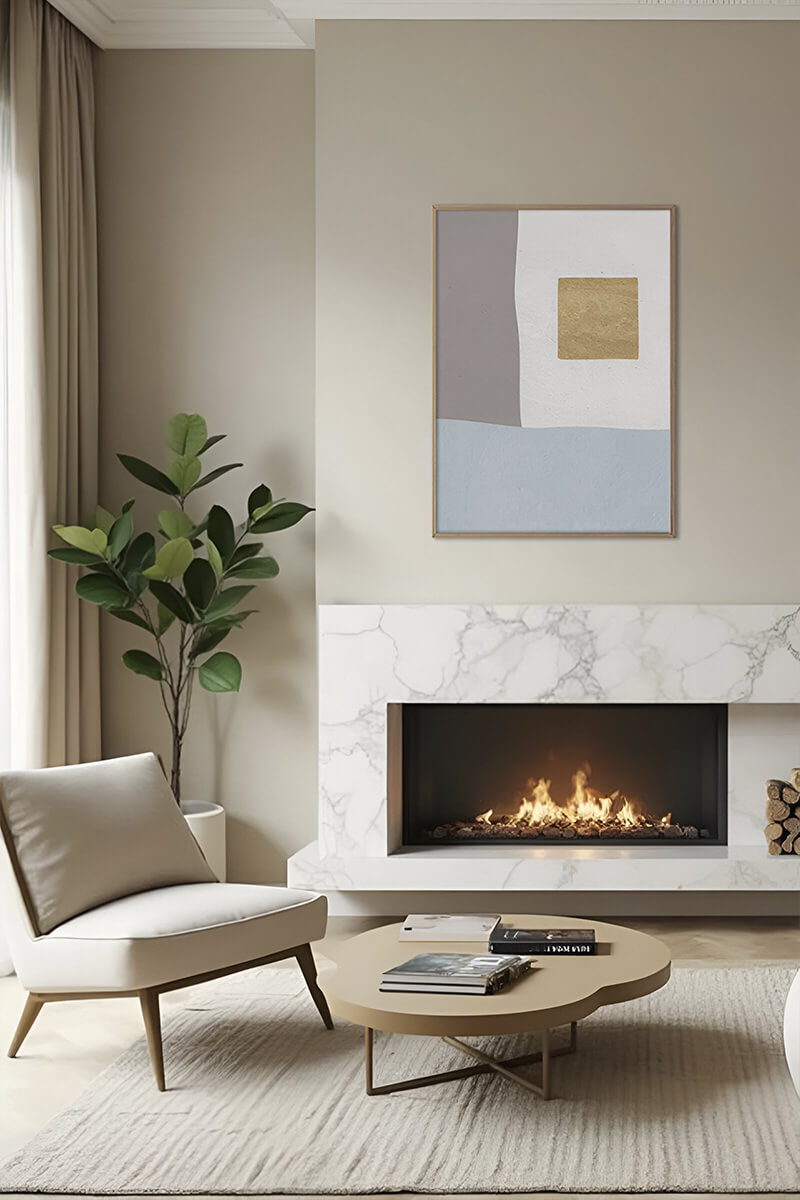 Постер Абстракция с Квадратом