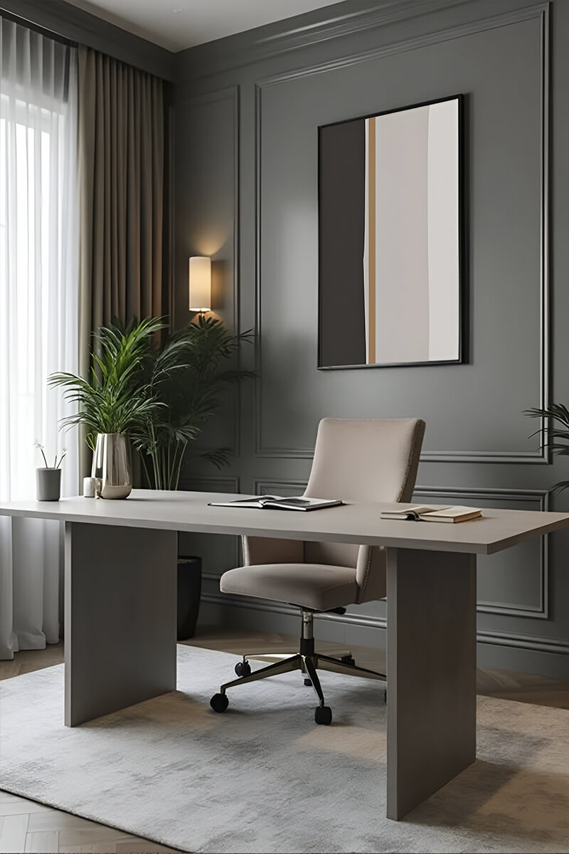 Постер Темная и Бежевая Абстракция №2