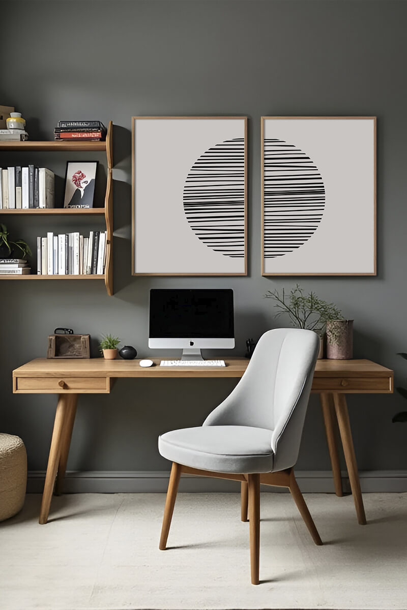 Постер Полукруг из Линий №1