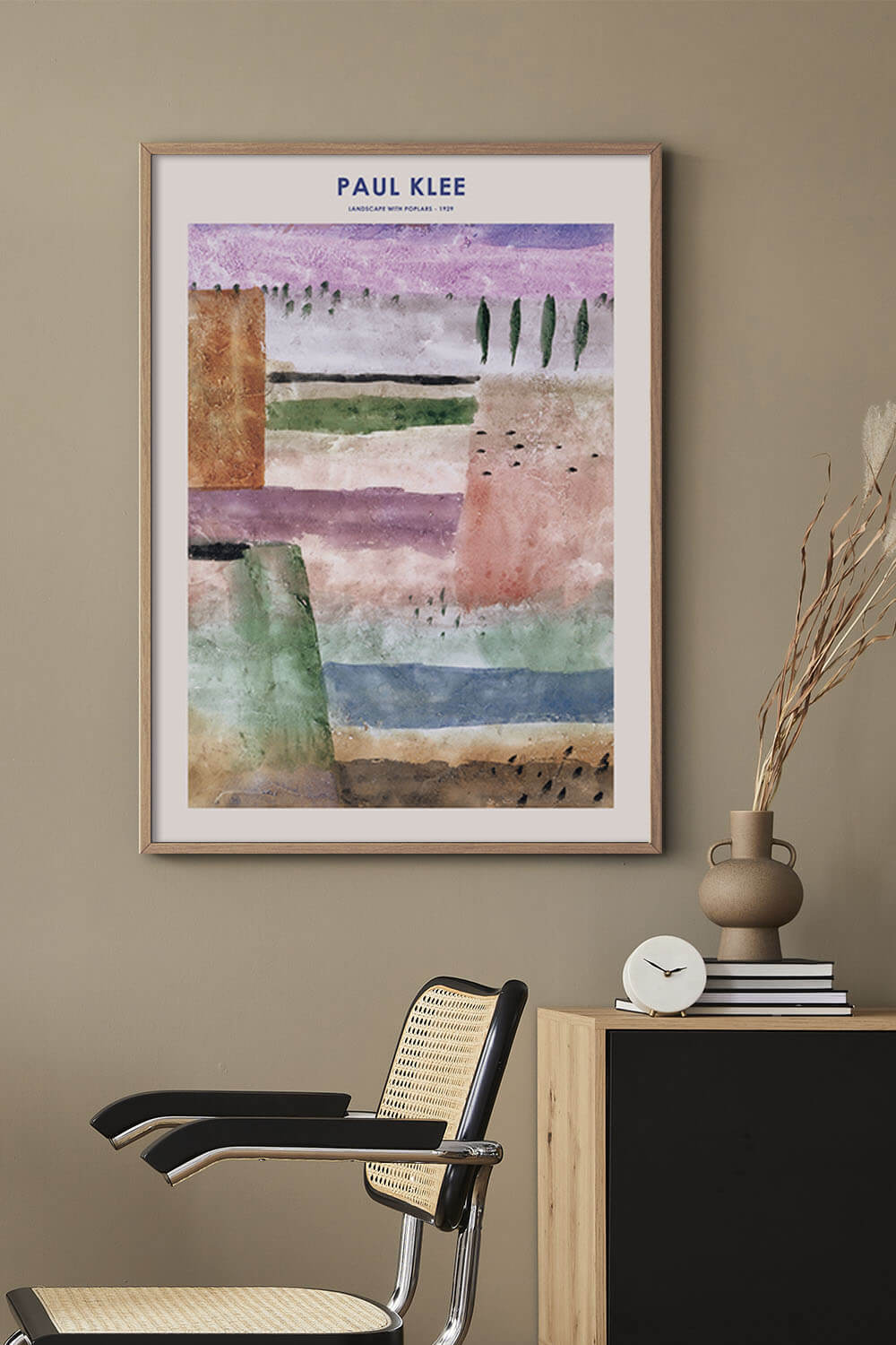 Постер Paul Klee Landscape With Poplars