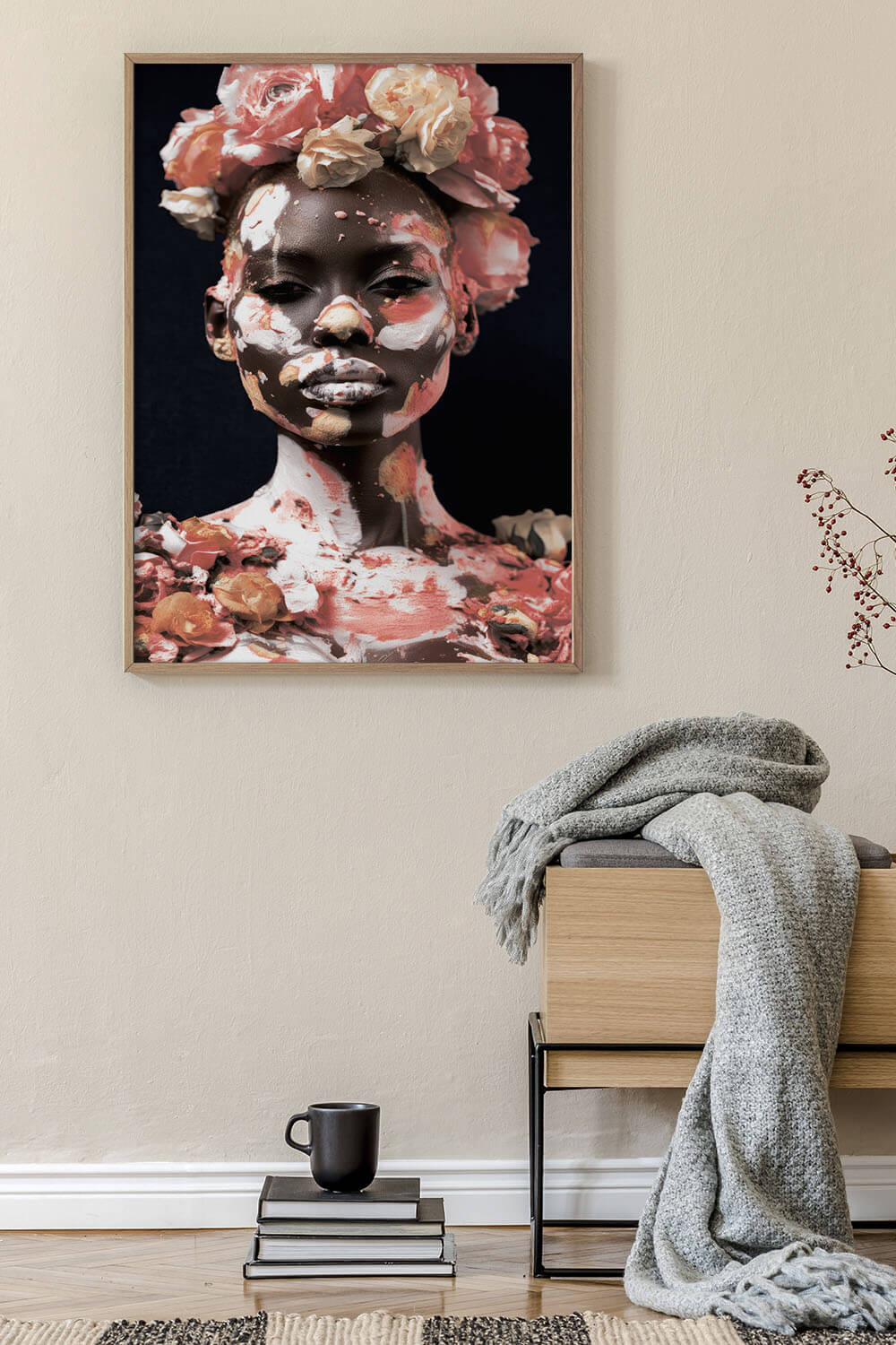 Постер Девушка в Цветах