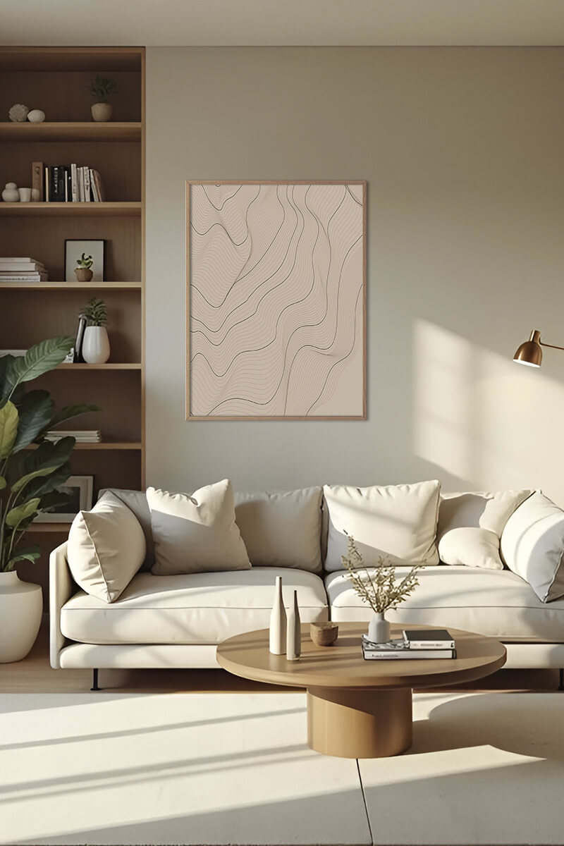 Постер Абстрактные Волны