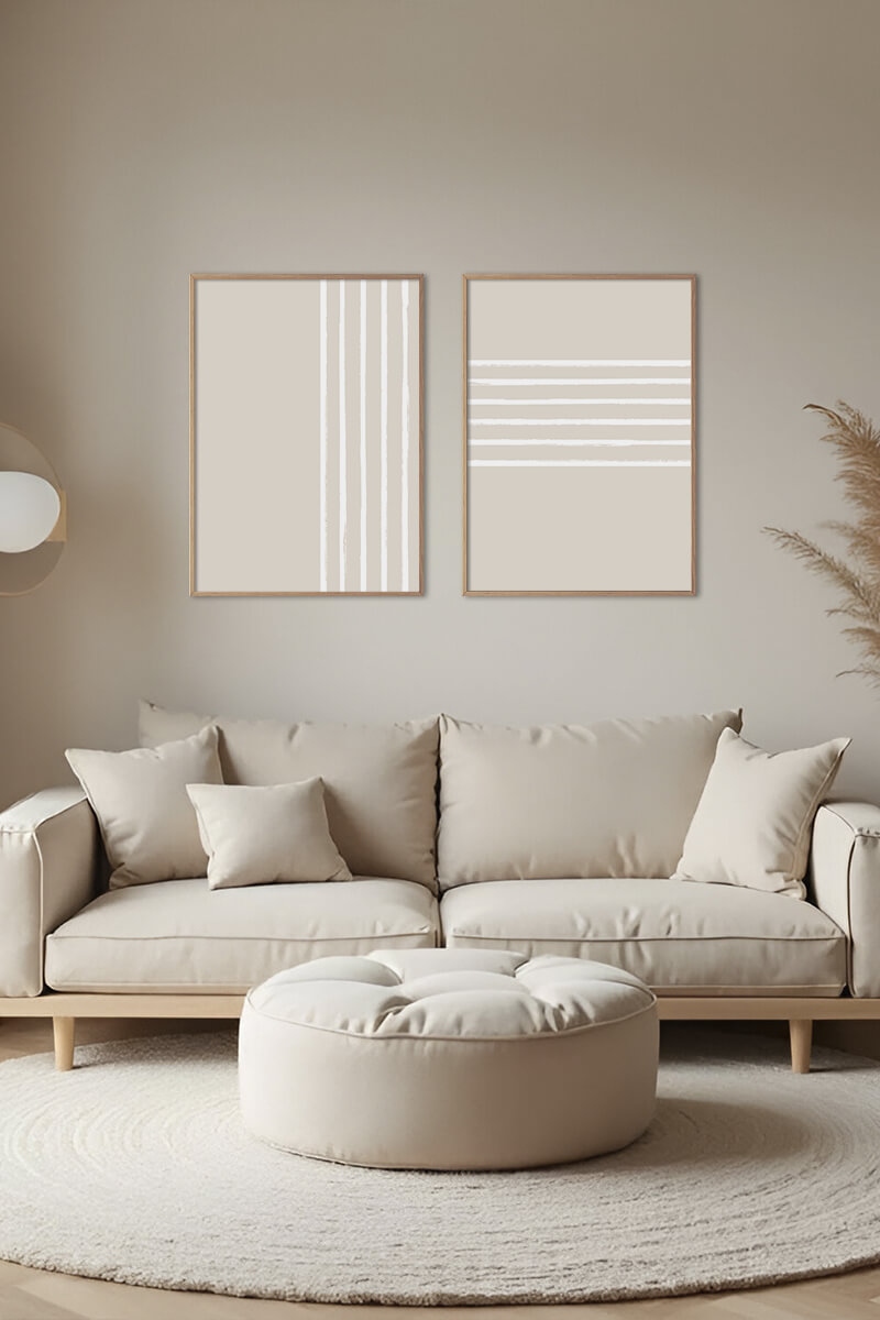 Постер Белые Линии №4