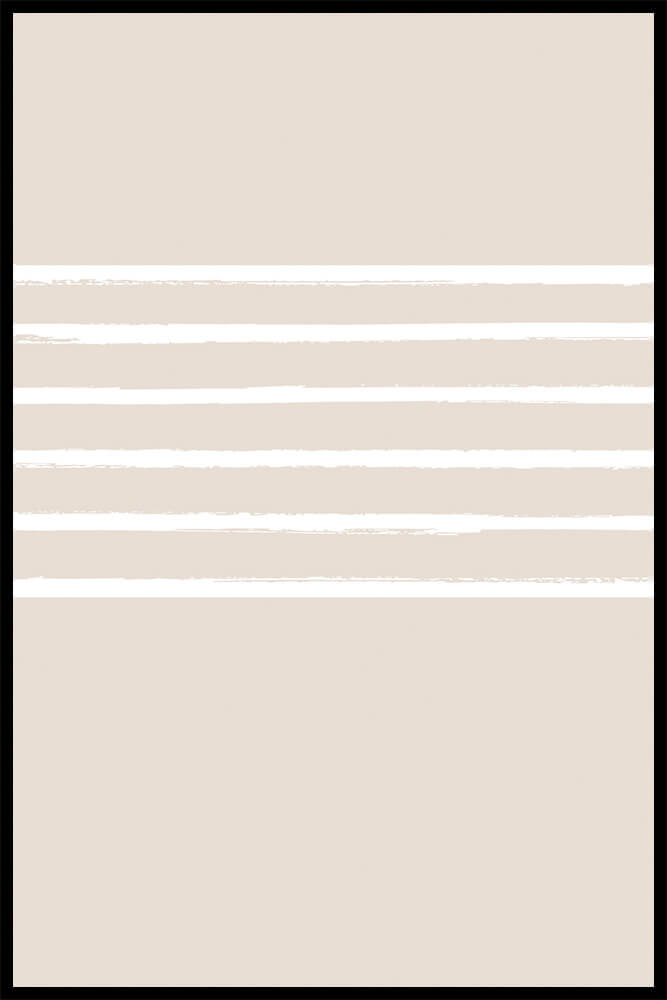 Постер Белые Линии №4