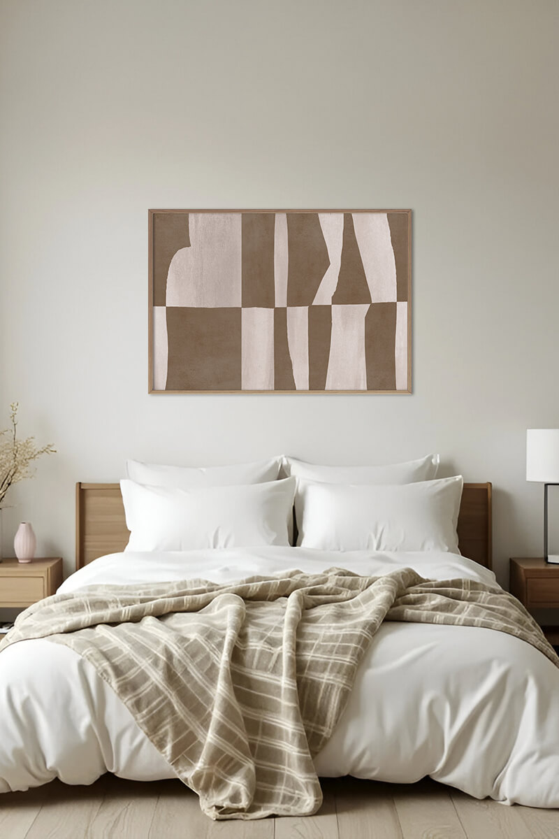 Постер Бежево-Коричневая Абстракция №3