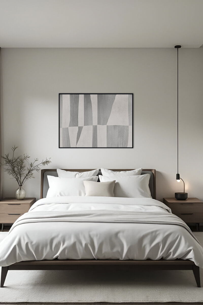 Постер Серая Абстракция №1