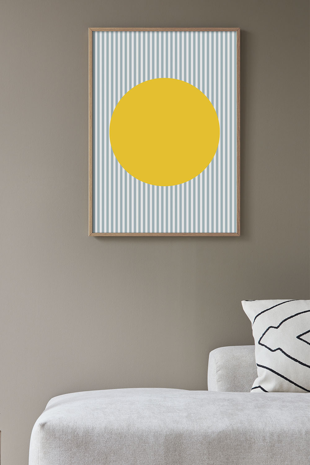 Постер Желтый Круг