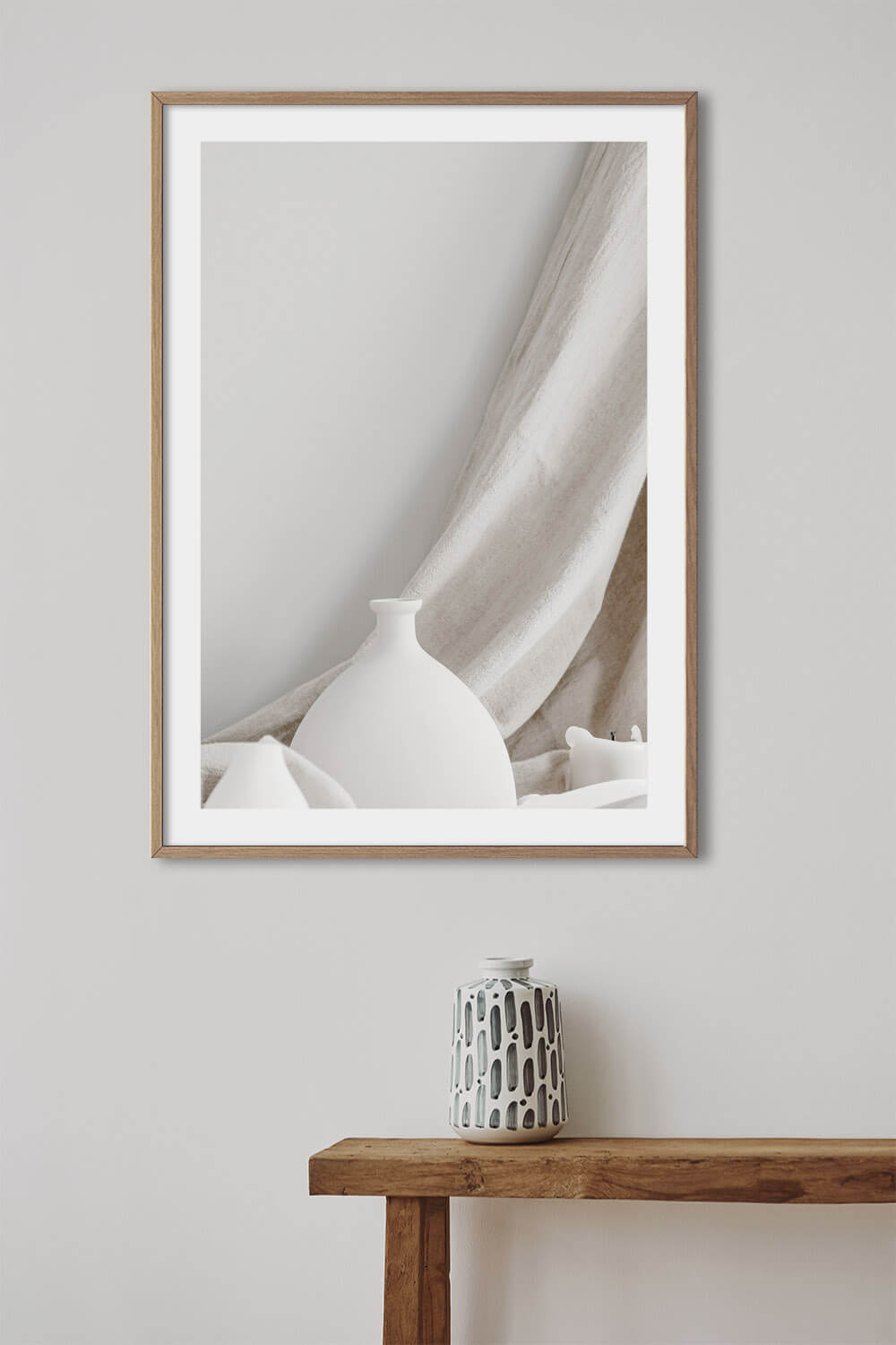 Постер Белая Ваза