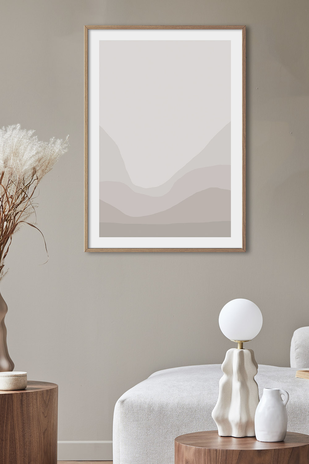 Постер Абстракция Горы