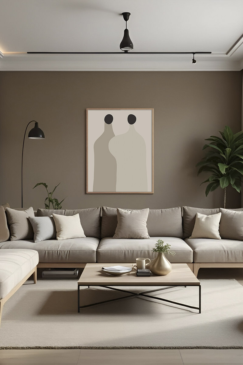 Постер Две Фигуры