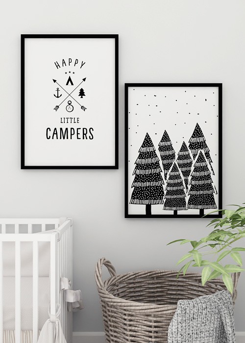 Постер В Детскую Рождественские Елки