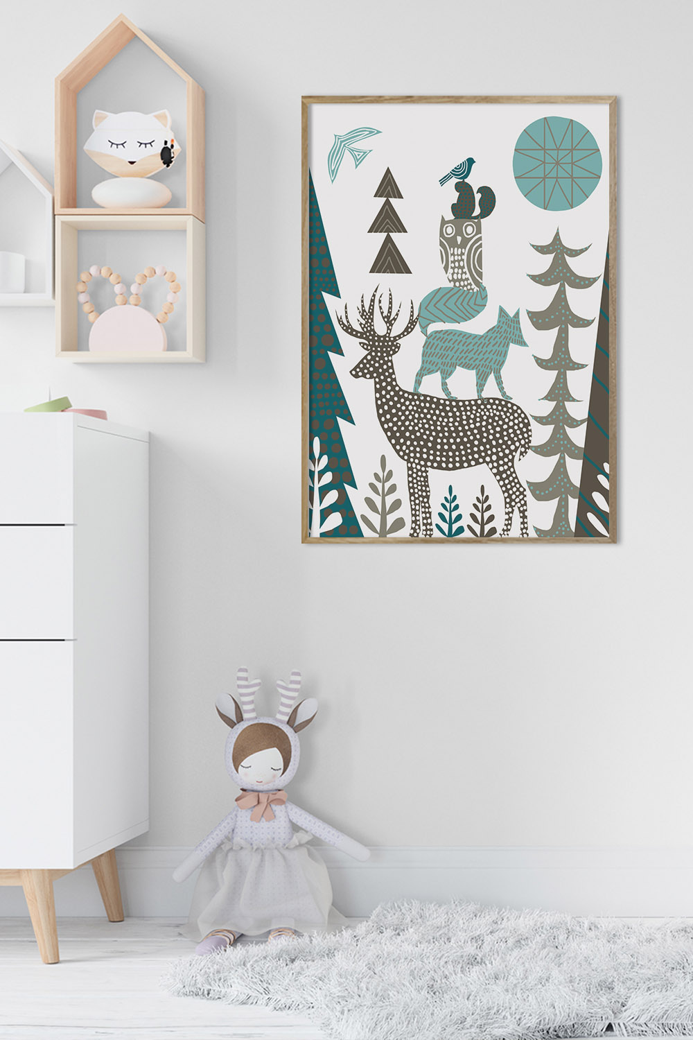 Постер В Детскую Волшебный Лес