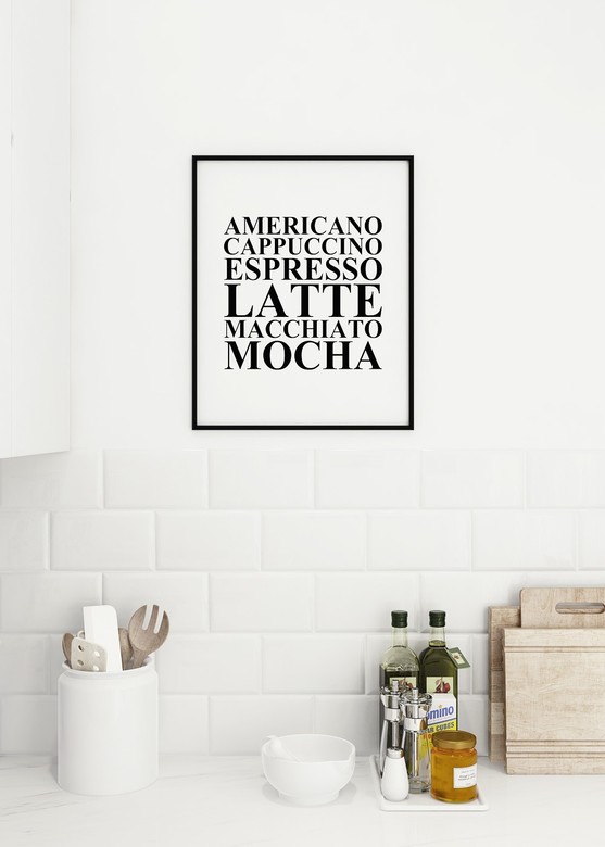 Постер Виды Кофе