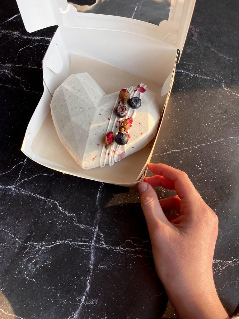 Торт-сердце мини