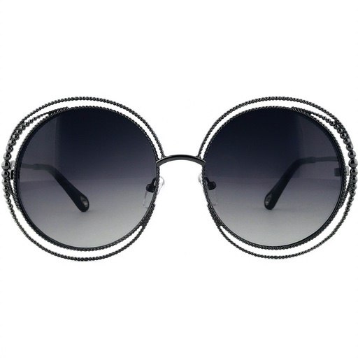 Очки большие круглые женские