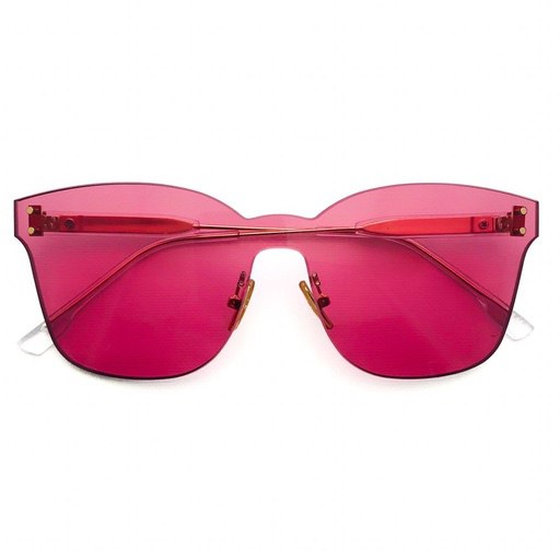 Красные очки маска солнцезащитные женские