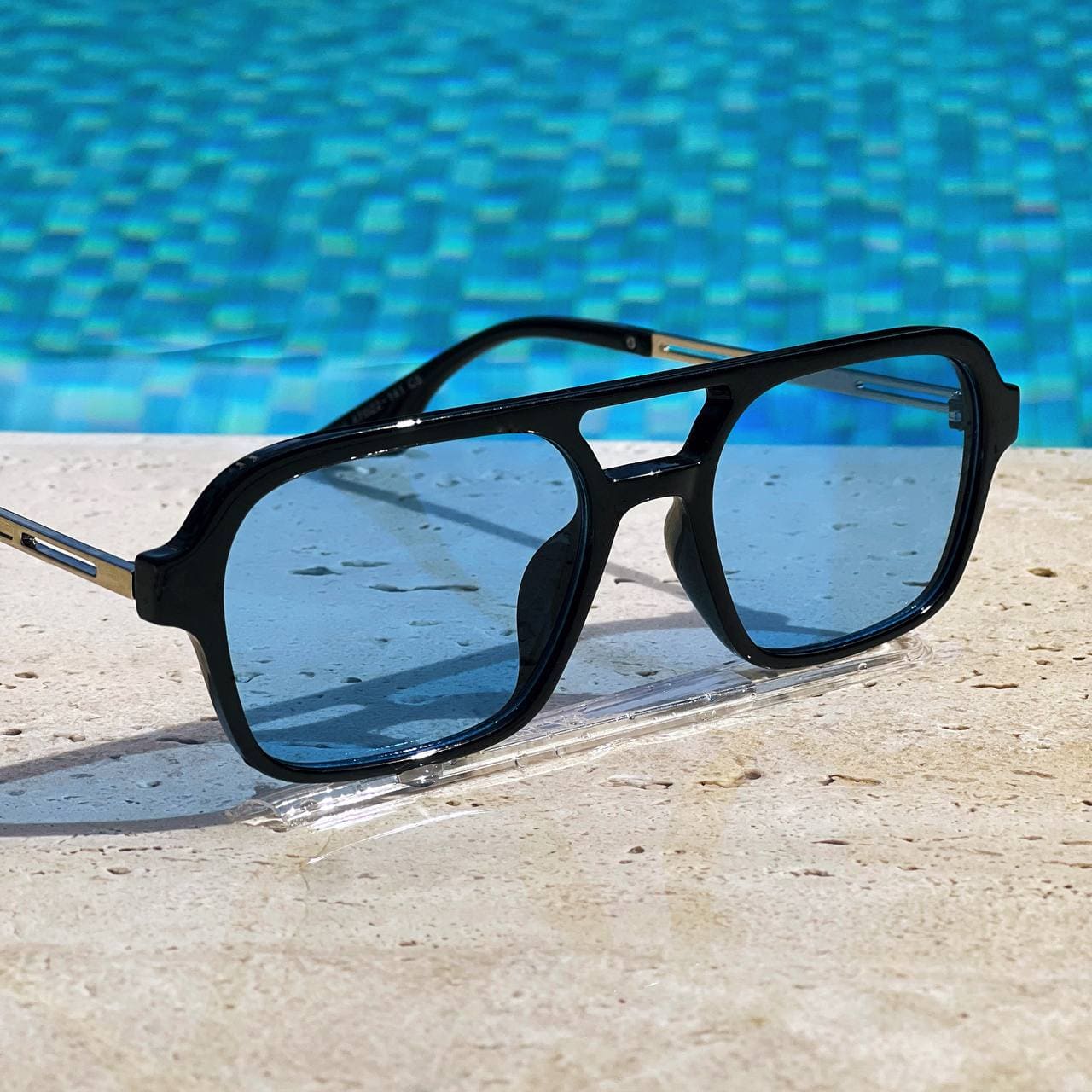 Очки авиаторы синие