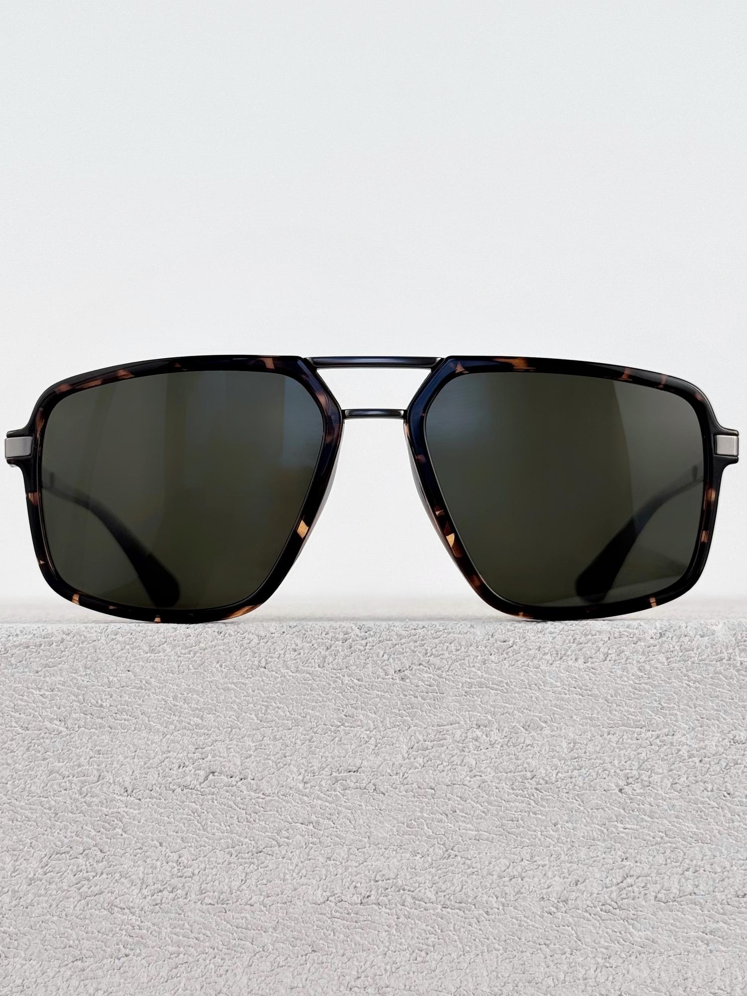 Очки авиаторы в пластиковой оправе мужские