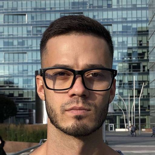 Мужские очки с прозрачными линзами