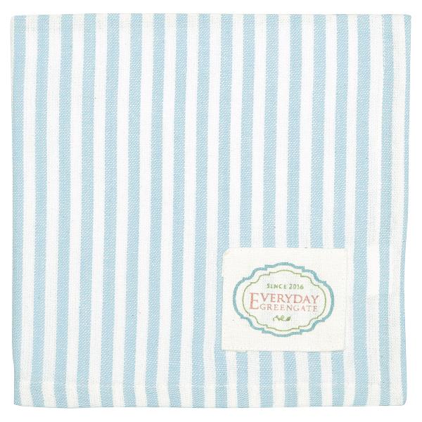 GreenGate салфетка  Alice stripe pale blue 40*40 см
