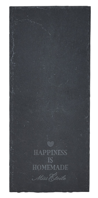 Miss Etoile сервировочная доска  "Happiness is Homemade" 25x11 cm